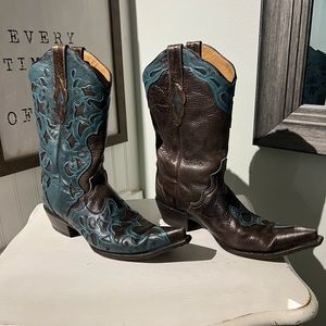 Cowboy Pro leather cowgirl boots